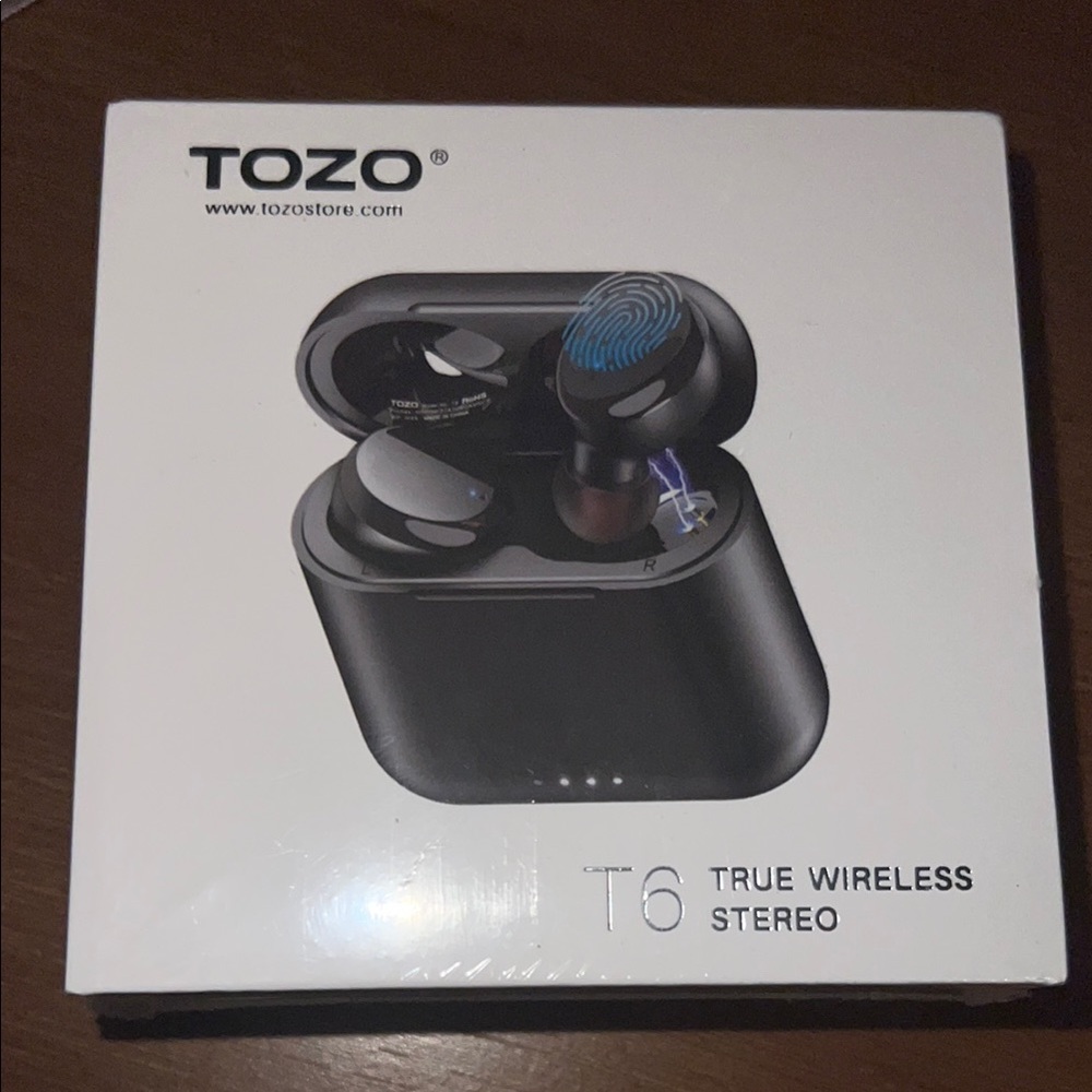 TOZO T6 True Wireless Stereo Blue Earbuds